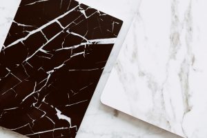 El Sobrante Marble Tile Flooring Canva White and Black Marble Tiles 300x200